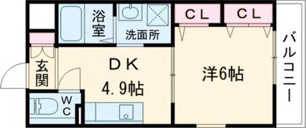 ハイネⅡ番館の間取り画像