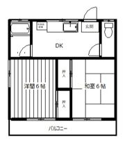 中川荘の間取り画像