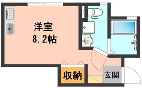 apartment藤の間取り画像