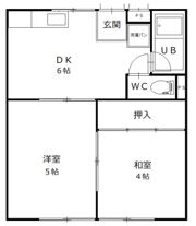 コーポ三鈴 (北棟)の間取り画像