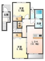 ブランシャルの間取り画像