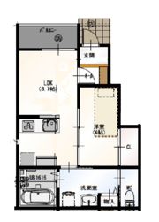 Solis北新の間取り画像