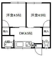 さくら荘の間取り画像
