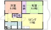 カサ・デ・わさⅡの間取り画像
