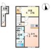 仮）白河中山下新築アパートBの間取り画像