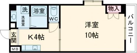 ジュネスHTの間取り画像