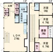 クレメゾンコート EASTの間取り画像