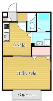 パセオ新在家の間取り画像