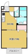 パセオ新在家の間取り画像