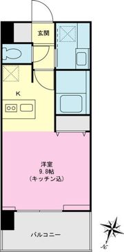 ウイングテラス京急川崎の間取り画像