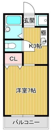 パセオ柿山伏の間取り画像