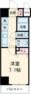 アドバンス三宮Ⅵクレストの間取り画像