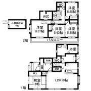 川向町貸家の間取り画像