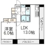 フィオリーシェ東浅草の間取り画像