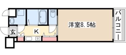 グレンパーク兵庫駅前の間取り画像