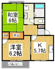 エスポワールの間取り画像