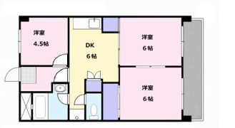コーポ片山の間取り画像
