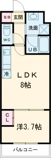 （仮称）伏見区上中町マンションの間取り画像