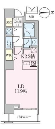 ロイヤルパークスタワー南千住の間取り画像