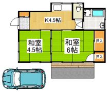 松田様方貸家の間取り画像