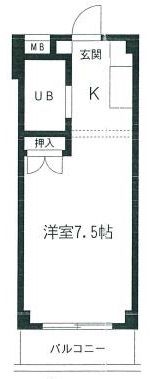 アーバンハイツNYの間取り画像