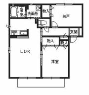 メゾン竹の内の間取り画像