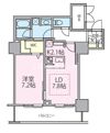 ロイヤルパークスタワー南千住の間取り画像