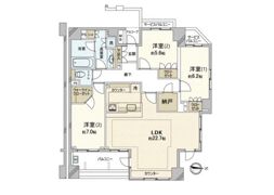 パークコート砧イーストの間取り画像