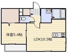 エルメゾン恵の間取り画像
