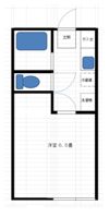 船越是永ハイツB棟の間取り画像