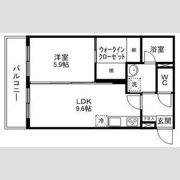 ナインフラッツ八幡の間取り画像