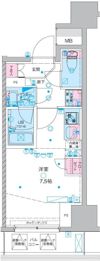 GENOVIA三郷駅前の間取り画像