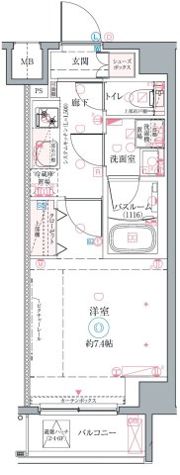 クレヴィスタ高砂Ⅱの間取り画像