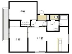リーブル新春日Bの間取り画像