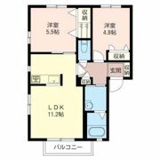 エムズヒル Bの間取り画像