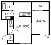 Peace 622Bの間取り画像