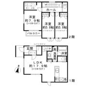 MOCXSTYLE GARDEN中清戸 C棟の間取り画像