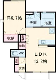 ハーブス カモミールの間取り画像
