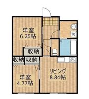 Flannel 姫城の間取り画像