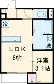 フィーリックス御井町の間取り画像