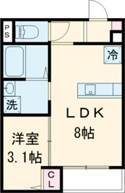 フィーリックス御井町の間取り画像