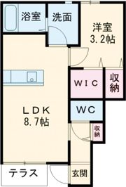 サウスコートの間取り画像