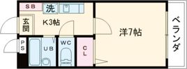 コーラル五色山の間取り画像