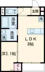 フィーリックス御井町の間取り画像