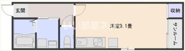 AGハイムB棟の間取り画像