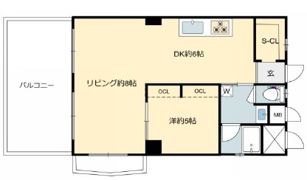 マンション指月の間取り画像