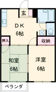 ハイツ169 Bの間取り画像
