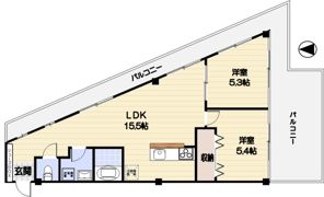 ハイツヒルトップの間取り画像