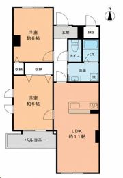 メゾンM．Kの間取り画像