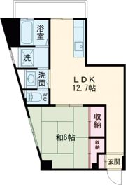 横内マンションの間取り画像